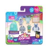 مجموعة من 6 قطع من شخصيات Adoptme Pets، مقاس 2 بوصة، متنوعة.